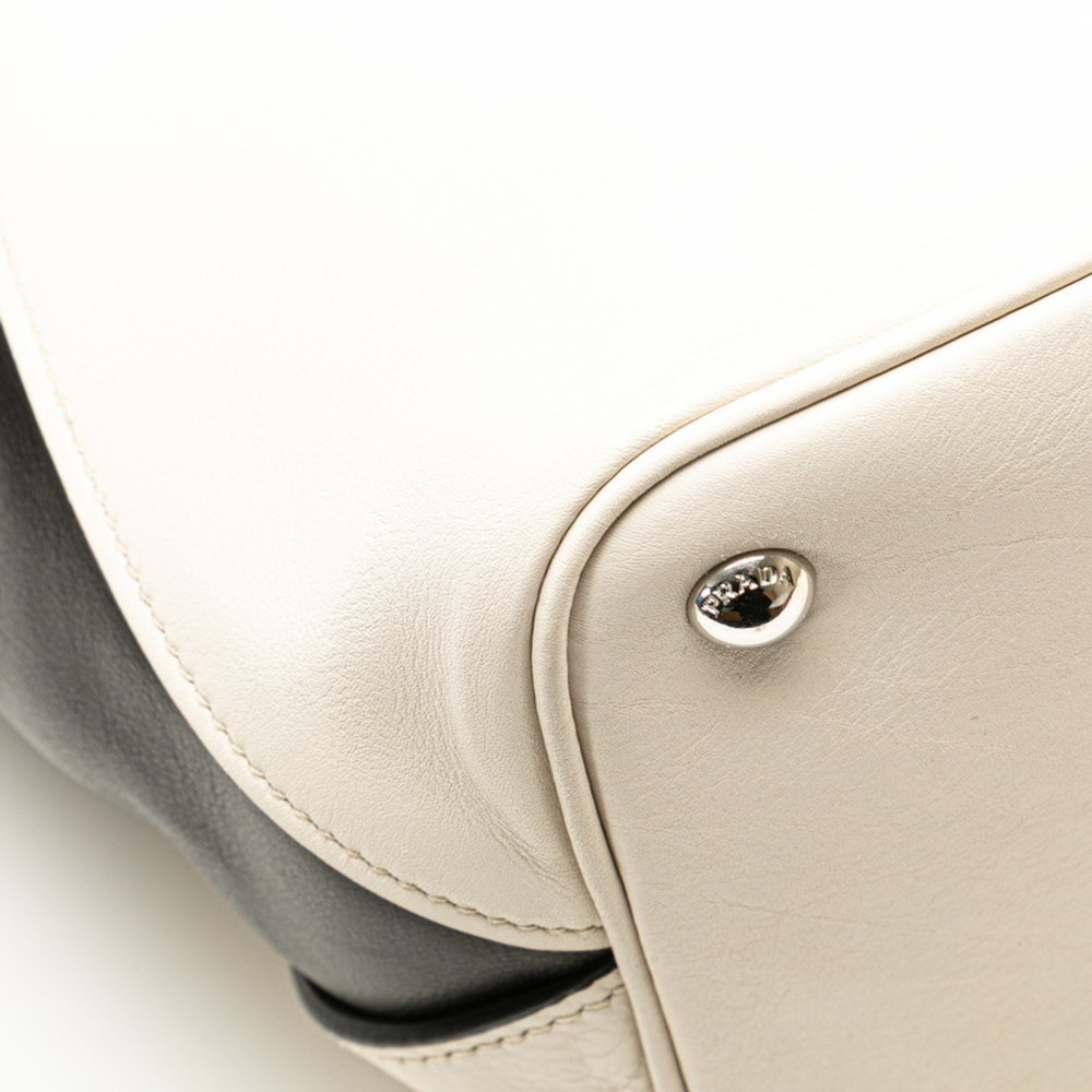 PRADA Black Leather Tote Bag - Picture 5 of 14